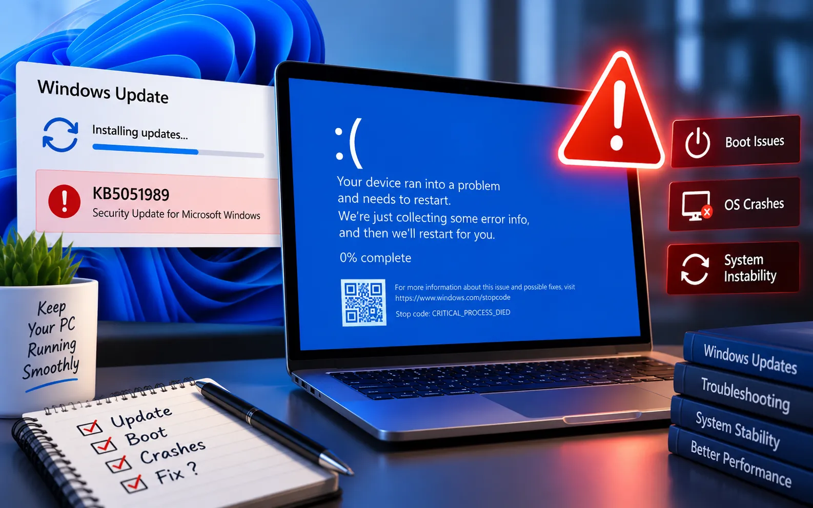 Windows 11 KB5051989 update troubleshooting